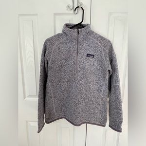 Patagonia better sweater- heather purple size Small